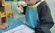 美术：彩色蒲公英