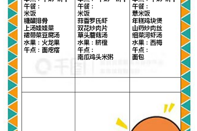 【木香文韵·美食】第六 周食谱
